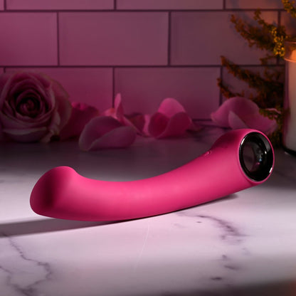 Evolved PLEASURE CURVE Pink 19 cm USB Rechargeable Vibrator