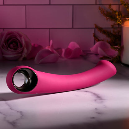 Evolved PLEASURE CURVE Pink 19 cm USB Rechargeable Vibrator