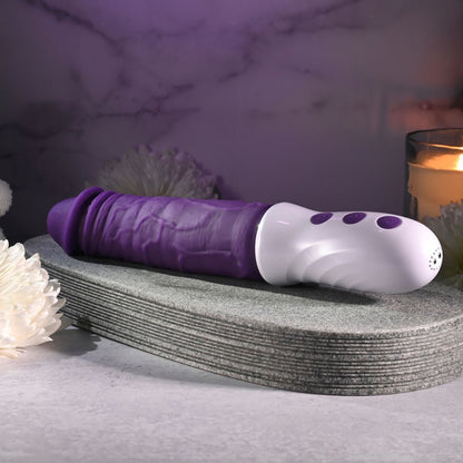 Evolved PLUM THRUST Purple 29 cm USB Rechargeable Thrusting Vibrator