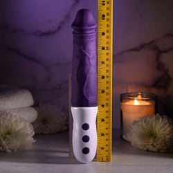 Evolved PLUM THRUST Purple 29 cm USB Rechargeable Thrusting Vibrator