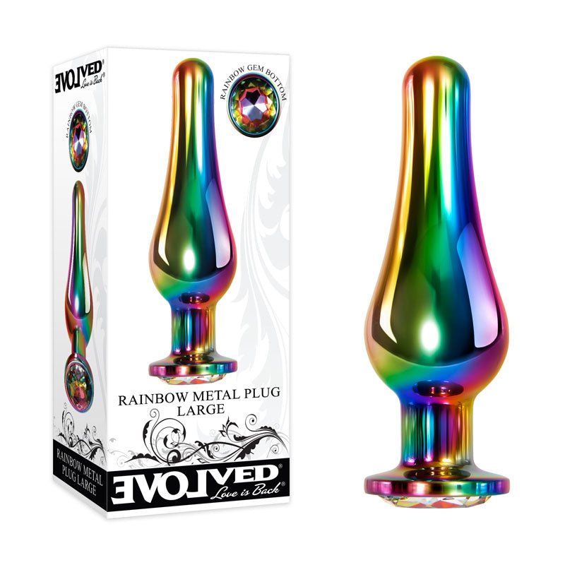 Evolved Rainbow Metal Plug - Large