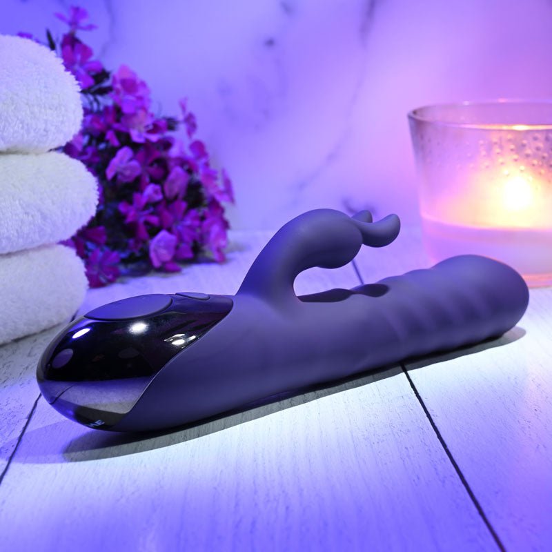 Evolved RASCALLY RABBIT - Purple 22.9 cm USB Rechargeable Rabbit Vibrator