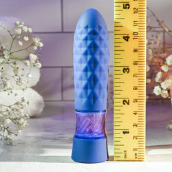 Evolved RAVER - Blue 12.3 cm USB Rechargeable Mini Vibrator