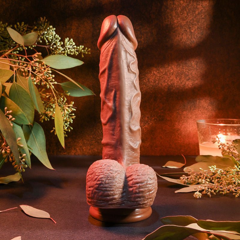 Evolved REALISTIC DILDO 8'' DARK - 21 cm Dong