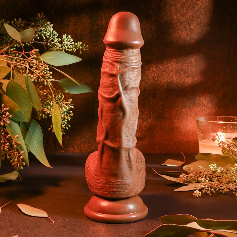 Evolved REALISTIC DILDO 8'' DARK - 21 cm Dong