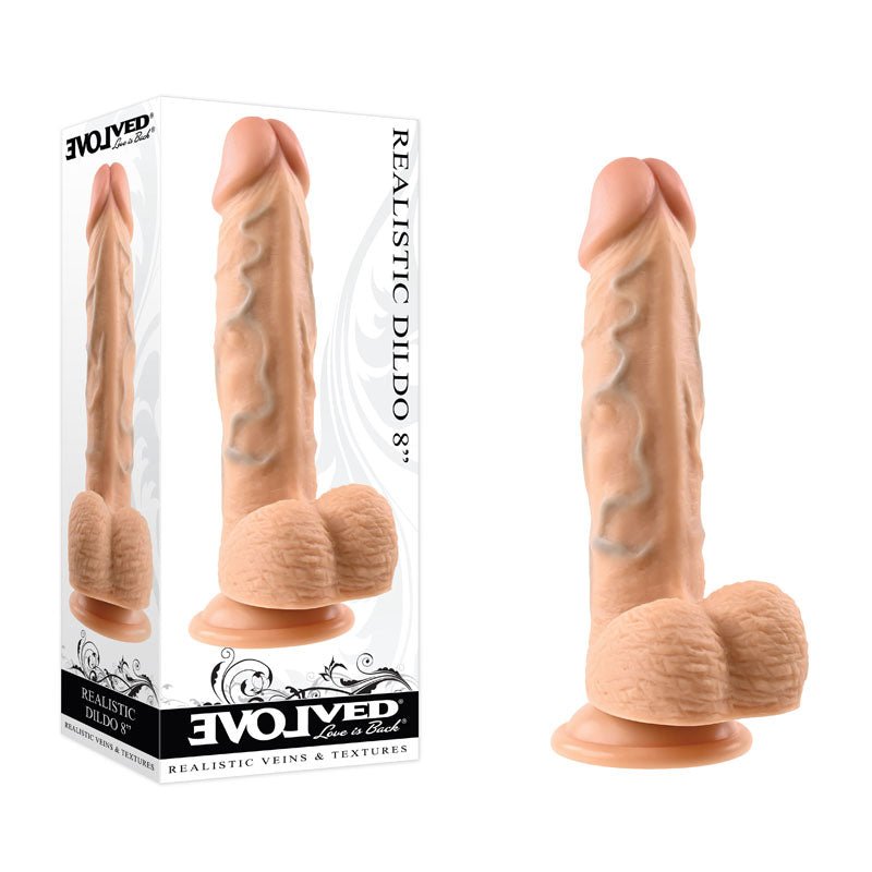 Evolved REALISTIC DILDO 8'' LIGHT - 21 cm Dong