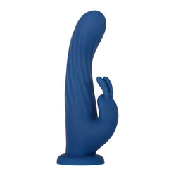 Evolved Remote Rotating Rabbit - Blue USB Rechargeable Rabbit Vibrator with Wireless Remote