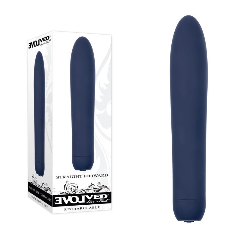 Evolved STRAIGHT FORWARD - 16.5 cm USB Rechargeable Vibrator