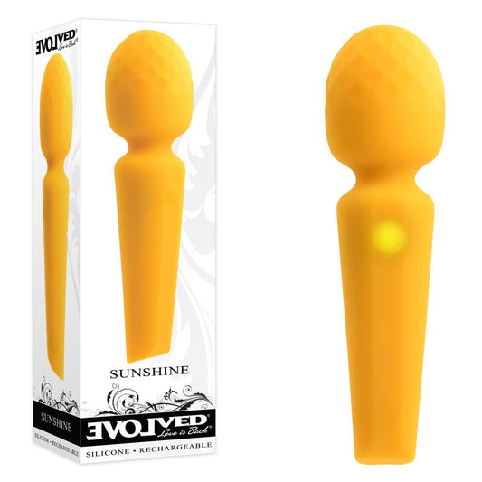 Evolved SUNSHINE - Yellow 17 cm USB Rechargeable Massage Wand