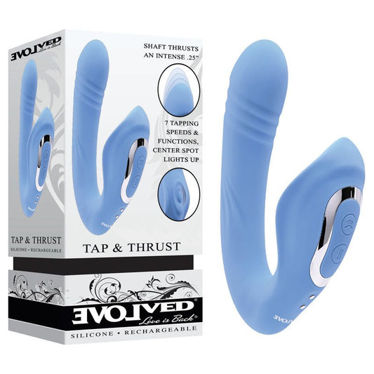 Evolved TAP & THRUST - USB Rechargeable Dual Vibrator