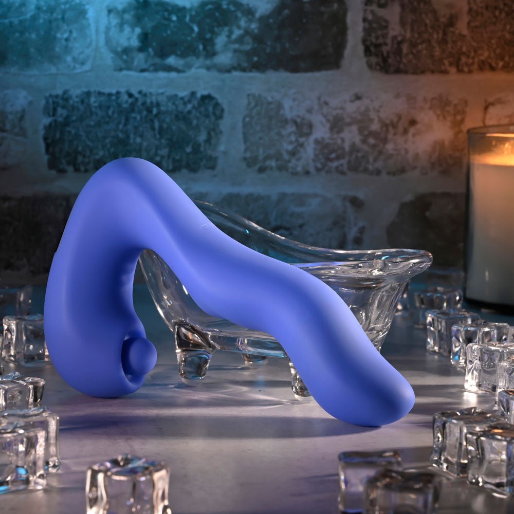 Evolved TAPPITY TAP Purple 16.6 cm Vibrator with Tapping Stimulator