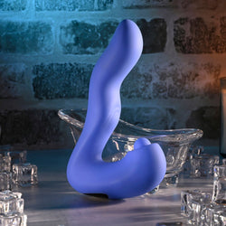 Evolved TAPPITY TAP Purple 16.6 cm Vibrator with Tapping Stimulator