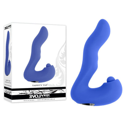 Evolved TAPPITY TAP Purple 16.6 cm Vibrator with Tapping Stimulator