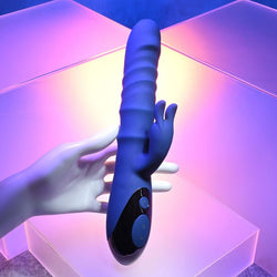 Evolved The Ringer - Blue 23.8 cm USB Rechargeable Rabbit Vibrator