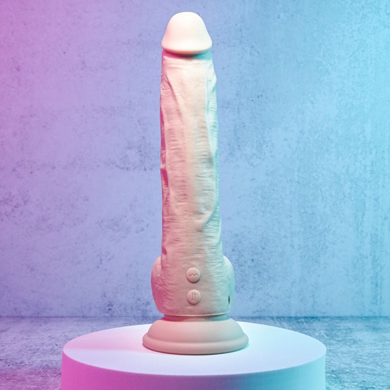 Evolved THRUST IN ME LIGHT - Flesh 23.5 cm USB Rechargeable Thrusting Dong