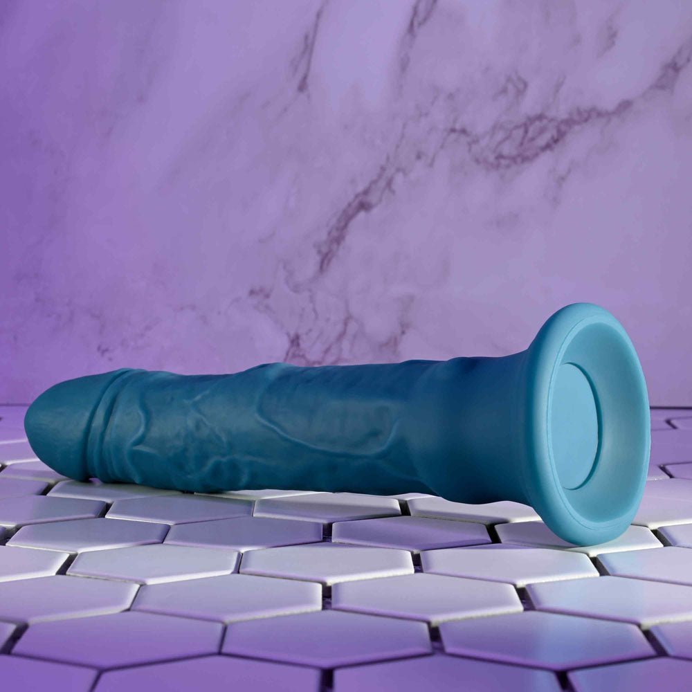 Evolved TSUNAMI Blue 18.4 cm USB Rechargeable Vibrating Dong with Remote Control