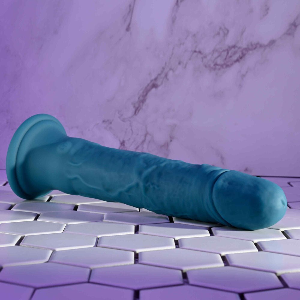 Evolved TSUNAMI Blue 18.4 cm USB Rechargeable Vibrating Dong with Remote Control