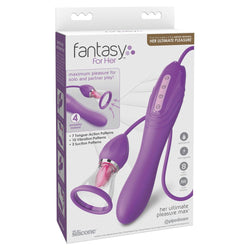 Fantasy For Her Her Ultimate Pleasure Max Purple Vibrator with Flicking Stimulator