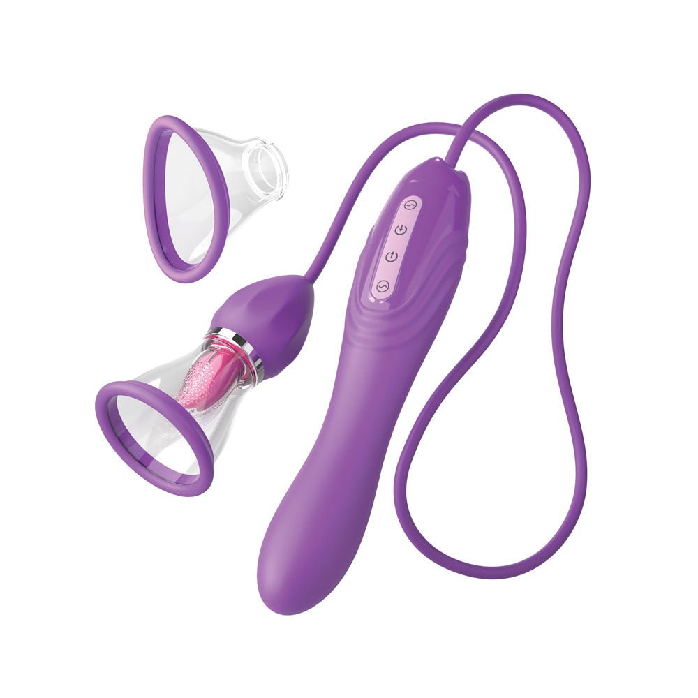 Fantasy For Her Her Ultimate Pleasure Max Purple Vibrator with Flicking Stimulator