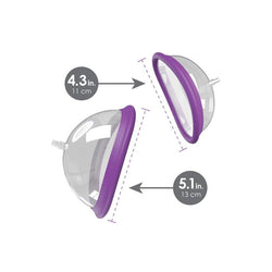 Fantasy For Her Rechargeable Pump Kit - Purple USB Rechargeable Vagina Pump