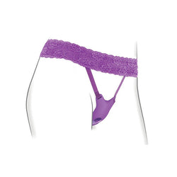 Fantasy For Her Ultimate G - Spot Butterfly Strap - On - Purple USB Rechargeable Strap - On Stimulator