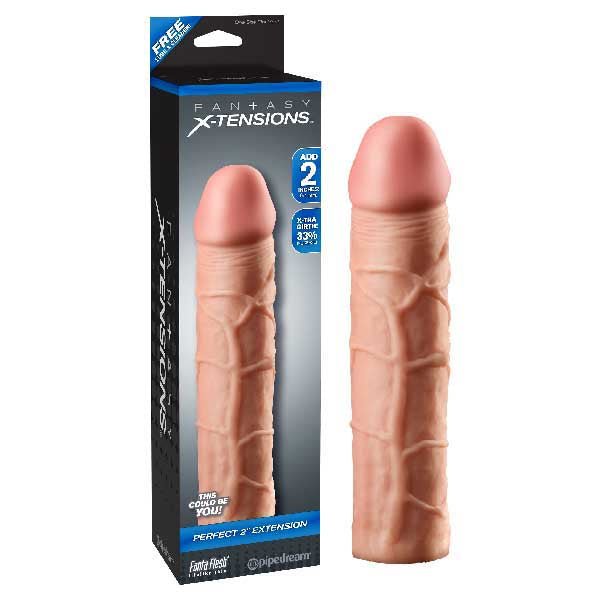 Fantasy X-tensions Perfect 2'' Extension - Penis Extension Sleeve