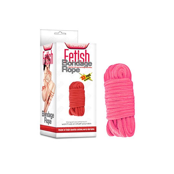 Fetish Bondage Rope - Pink - 10 m Length