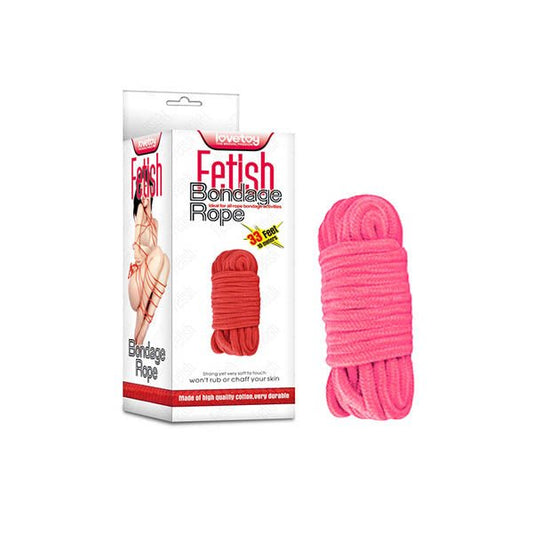 Fetish Bondage Rope - Pink - 10 m Length