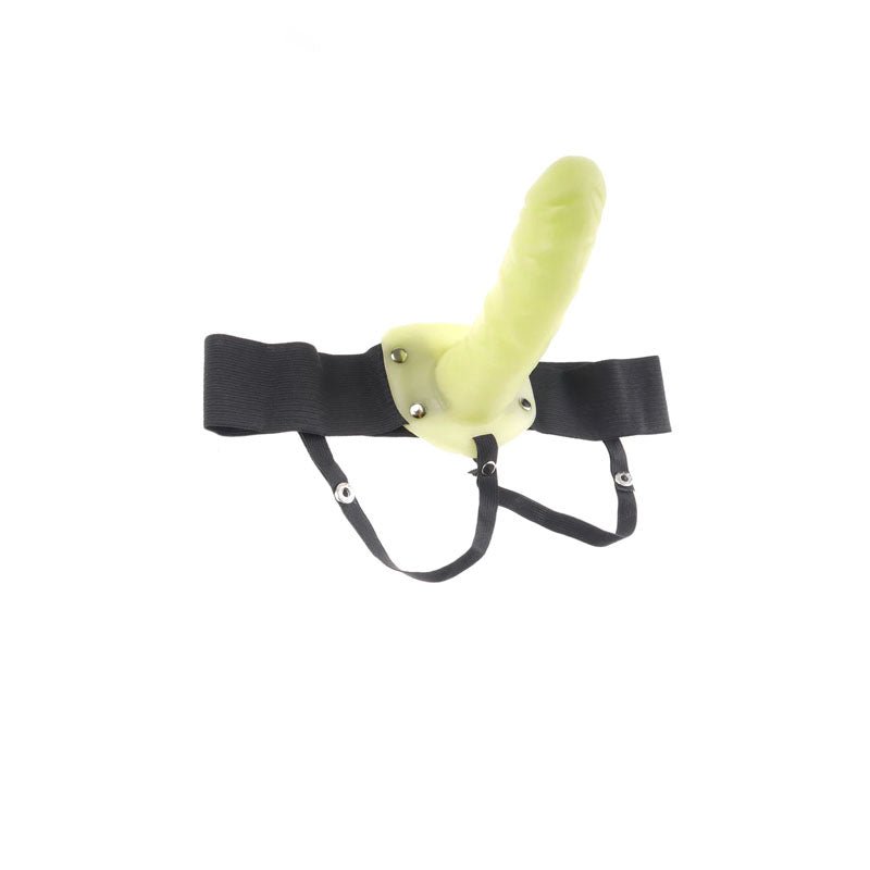 Fetish Fantasy Series For Him Or Her Hollow Strap-on - Glow in the Dark 6'' Hollow Strap-On