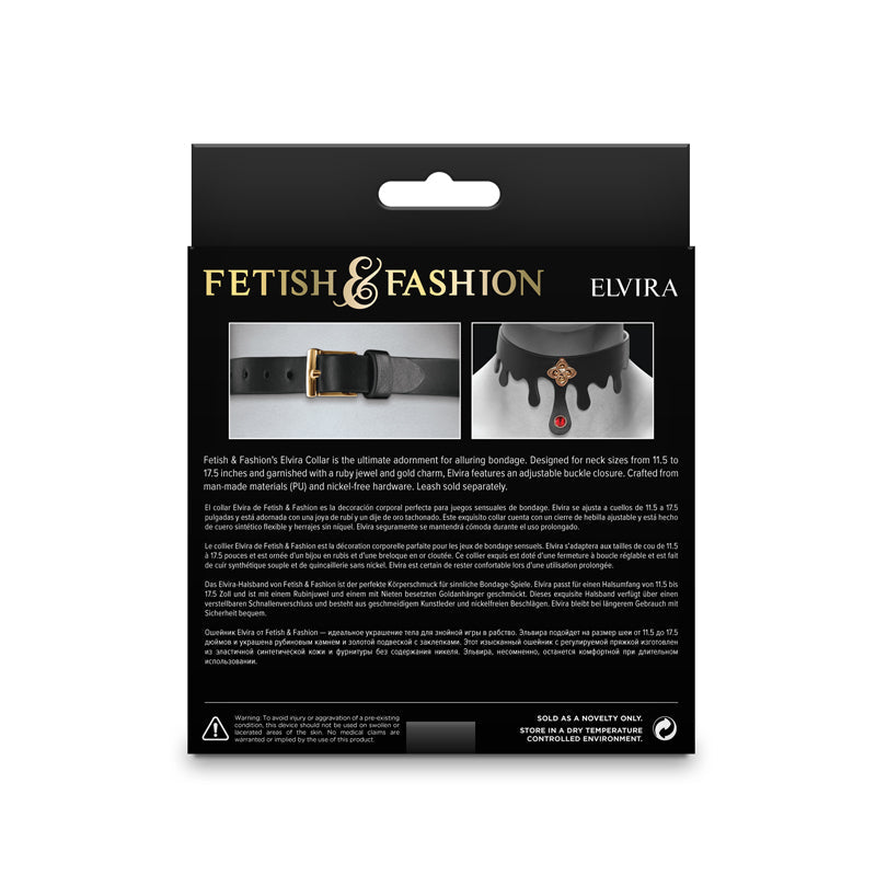 Fetish & Fashion - Elvira Collar Black Collar