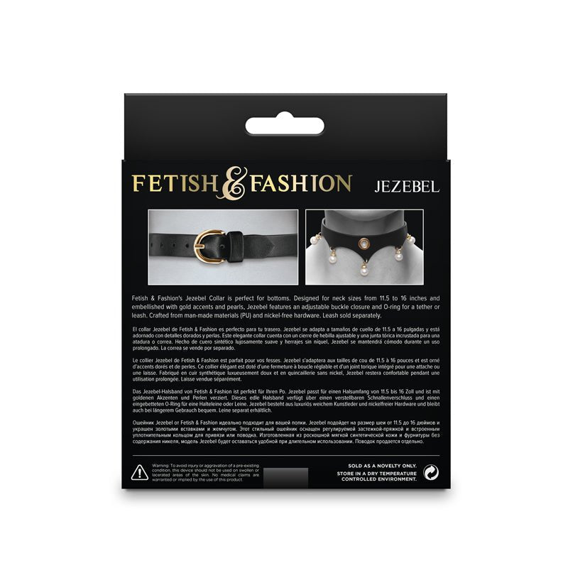 Fetish & Fashion - Jezebel Collar Black Collar