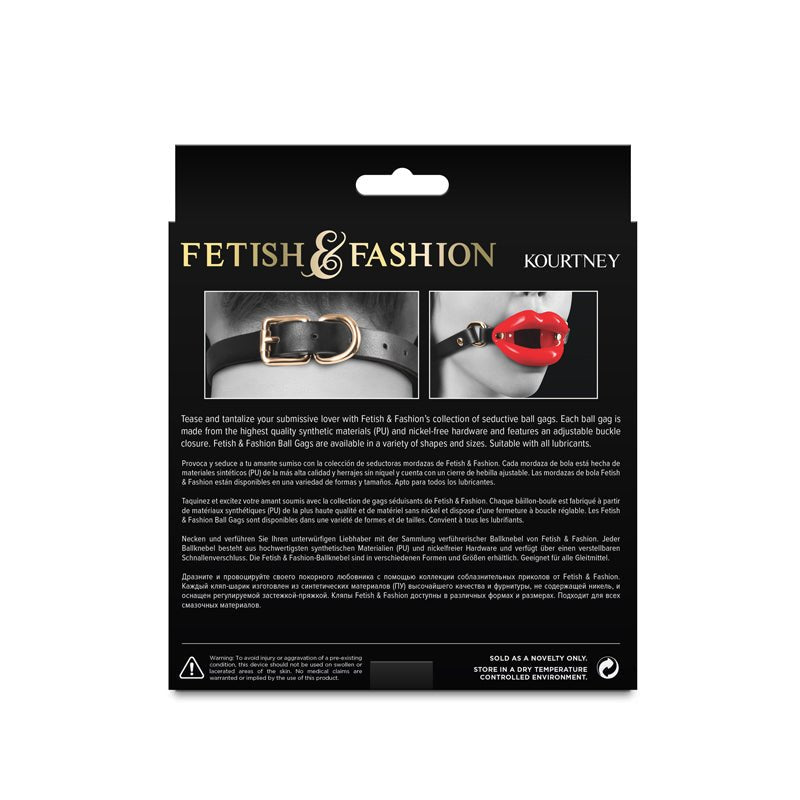 Fetish & Fashion - Kourtney - Lips Open Mouth Restraint