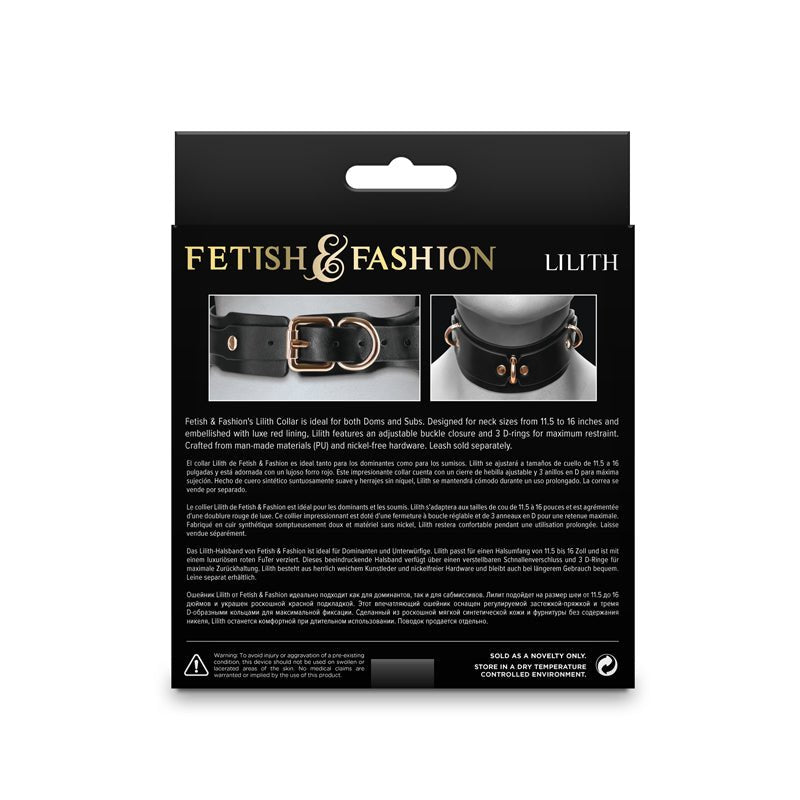 Fetish & Fashion - Lilith Black Collar