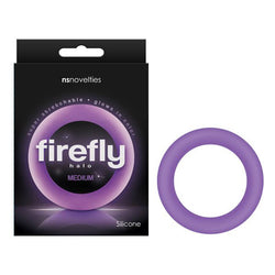 Firefly Halo - Glow In Dark Purple Medium 55 mm Cock Ring