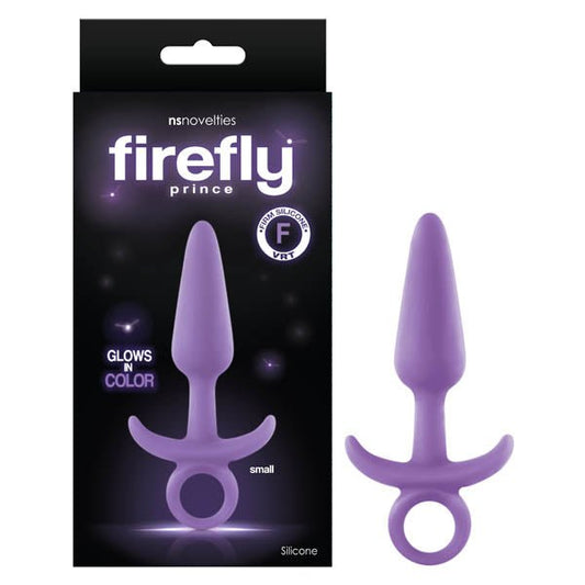 Firefly Prince - Glow - in - Dark 10.9 cm Small Butt Plug with Ring Bull