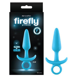 Firefly Prince - Glow - in - Dark 10.9 cm Small Butt Plug with Ring Bull