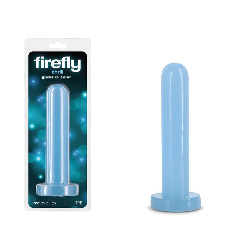 Firefly - Thrill Glow in Dark Blue 15.5 cm Small Dildo