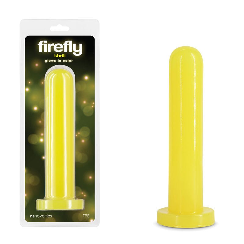 Firefly - Thrill Glow in Dark Yellow 19.3 cm Large Dildo