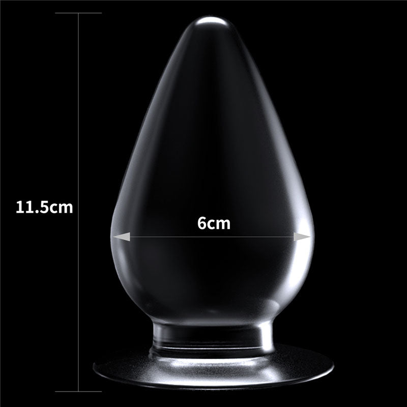 Flawless Clear Anal Plug 4.5'' - Clear 11.5 cm Butt Plug