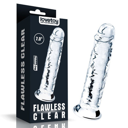 Flawless Clear Dildo 7'' - Clear 17.8 cm Dong