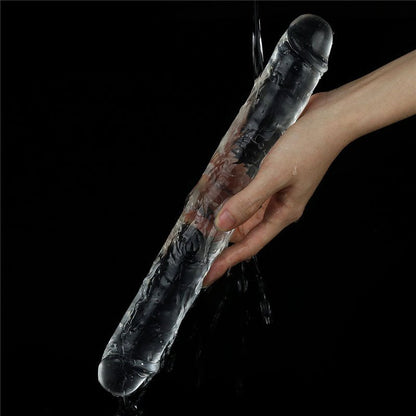 Flawless Clear Double Dildo 12'' - Clear 30 cm Double Dong