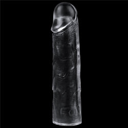 Flawless Penis Sleeve 1'' Clear 2.5 cm Penis Extender Sleeve