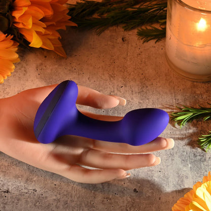 Gender X ANYBODYS PLUG Blue 11.4 cm Rechargeable Vibrating Butt Plug