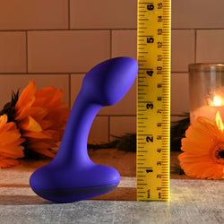 Gender X ANYBODYS PLUG Blue 11.4 cm Rechargeable Vibrating Butt Plug