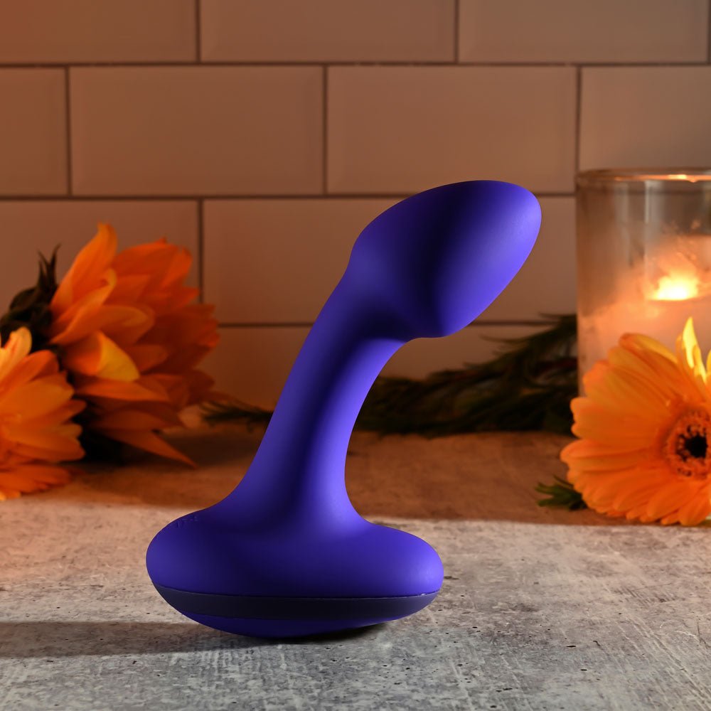 Gender X ANYBODYS PLUG Blue 11.4 cm Rechargeable Vibrating Butt Plug