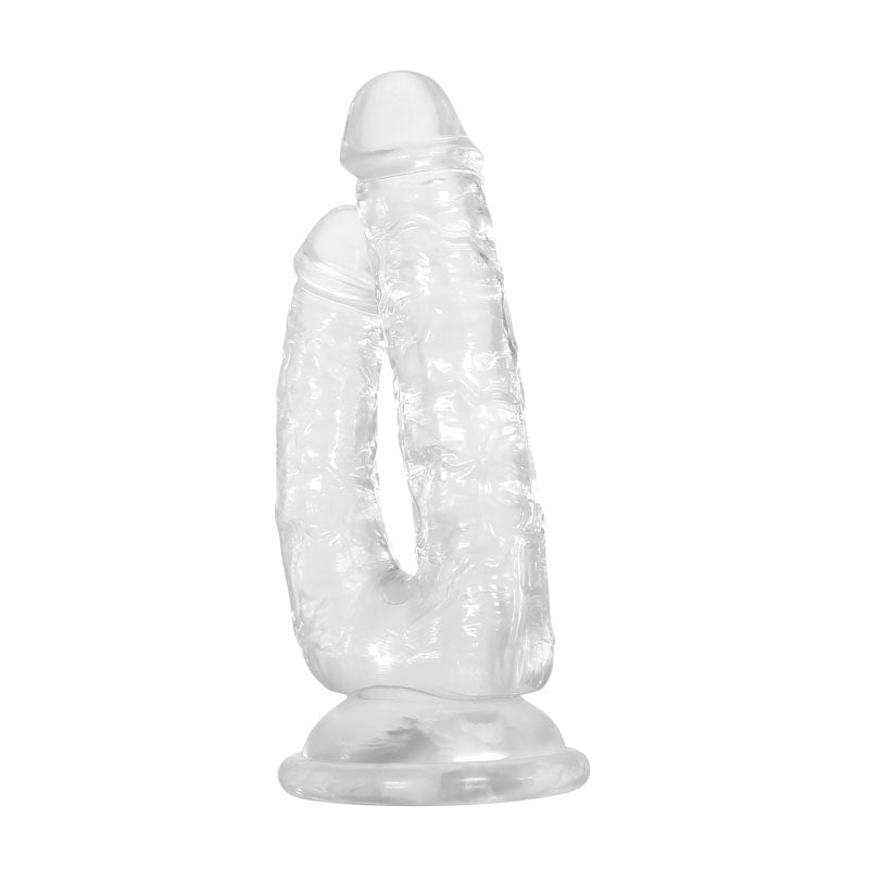 Gender X DUALISTIC - Clear 23.5 cm Double Penetrating Dong