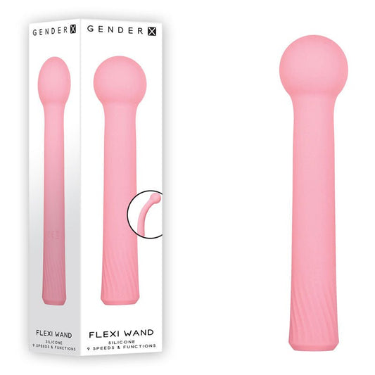 Gender X FLEXI WAND - Pink 16.6 cm USB Rechargeable Vibrator