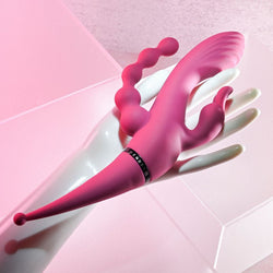 Gender X FOUR BY FOUR - 27.5 cm USB Rechargeable Multi Vibrator