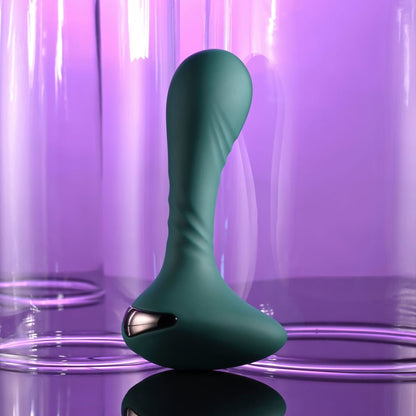 Gender X GOES ANYWHERE - Green 12.4 cm USB Rechargeable Vibrator