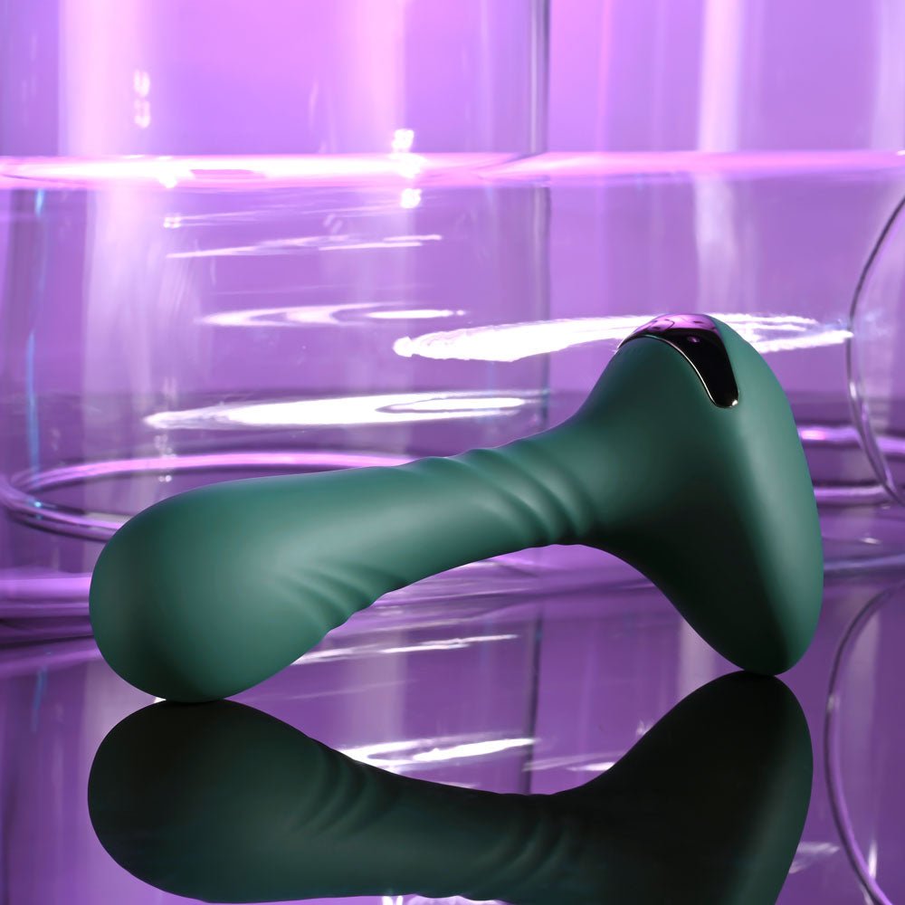 Gender X GOES ANYWHERE - Green 12.4 cm USB Rechargeable Vibrator